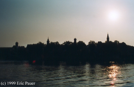 Evening Horizon along Danube River